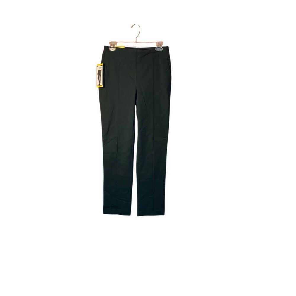 NWT, Hillary Radley women’s Ponte Palinde slim leg, green pants S/S